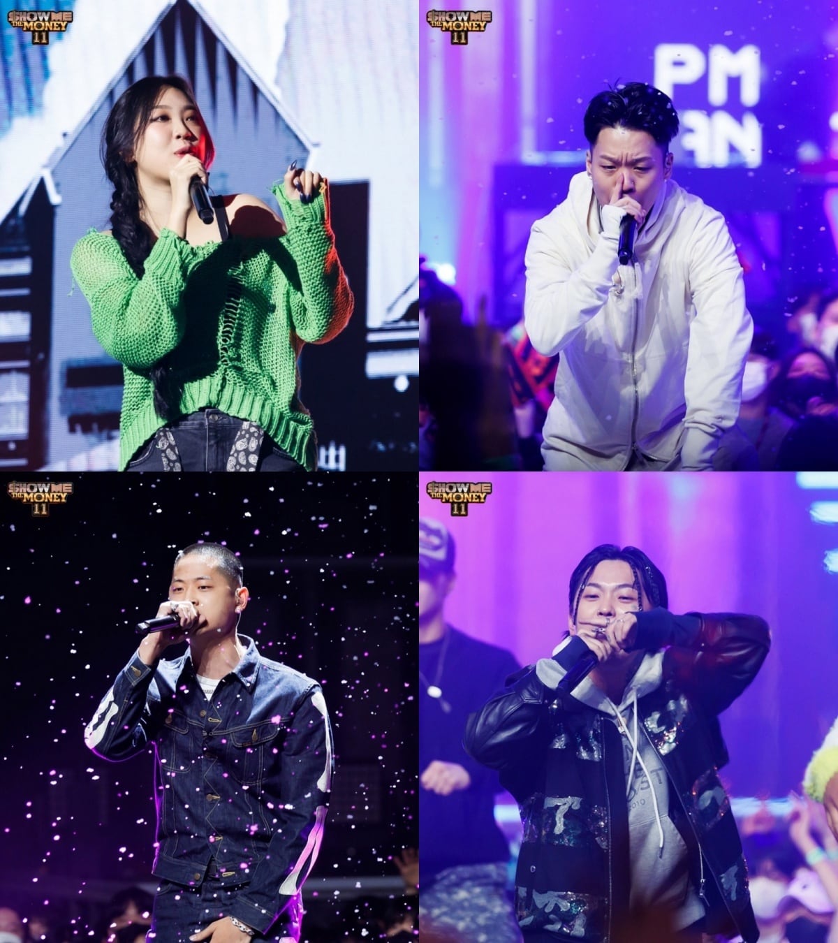 쇼미11 최종 4인