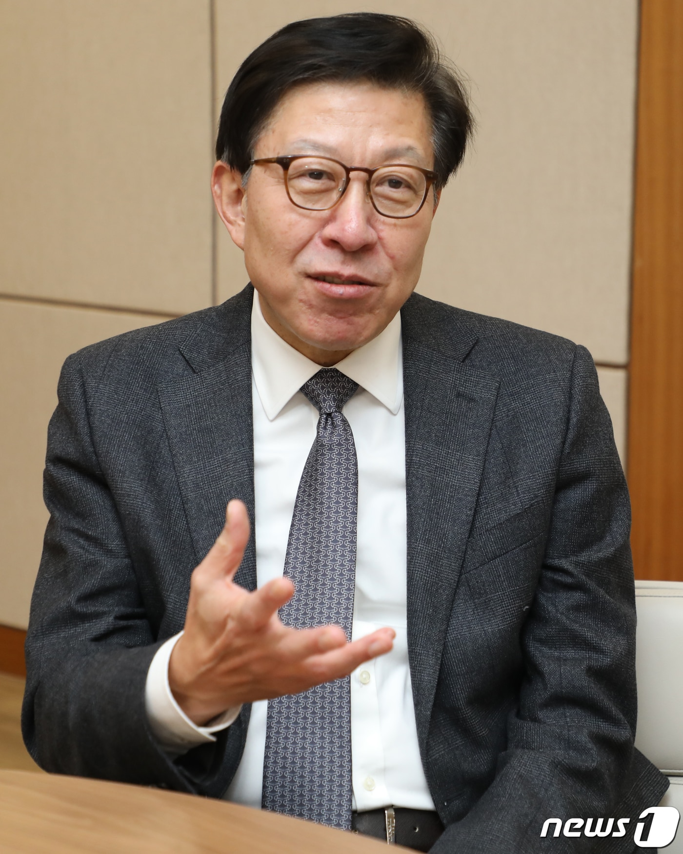 박형준 부산시장이 29일 부산 연제구 부산시청 시장실에서 뉴스1과 인터뷰를 하고 있다. 2022.12.29/뉴스1 ⓒ News1 