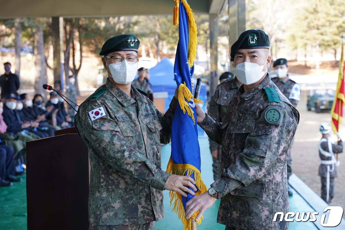 육군 제7보병사단, 제47·48대 사단장 이·취임식.(7사단 제공)