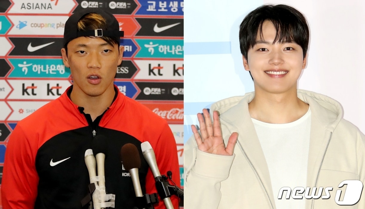 축구선수 황희찬(왼쪽), 배우 여진구(오른쪽)/ 뉴스1