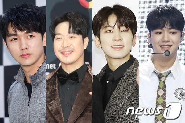 임슬옹(왼쪽부터) 하하 원우 건우ⓒ 뉴스1