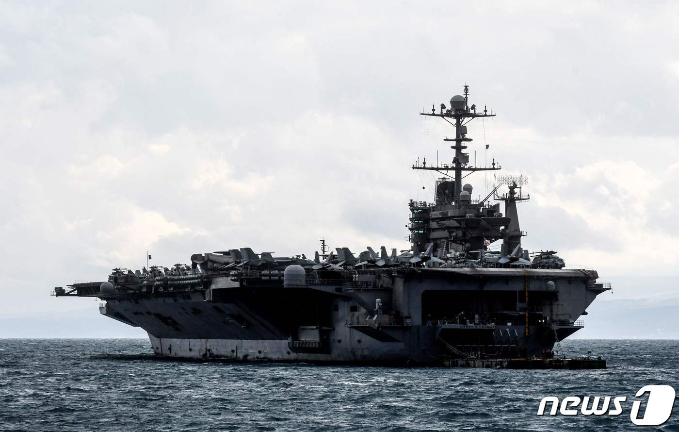  미국의 핵추진 항공모함 해리 트루먼 함. ⓒ AFP=뉴스1 ⓒ News1 우동명 기자