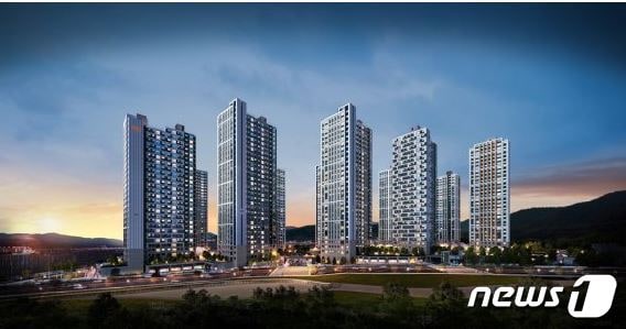 DL건설, e편한세상 안성 그랑루체 분양…1370세대 규모 - 뉴스1