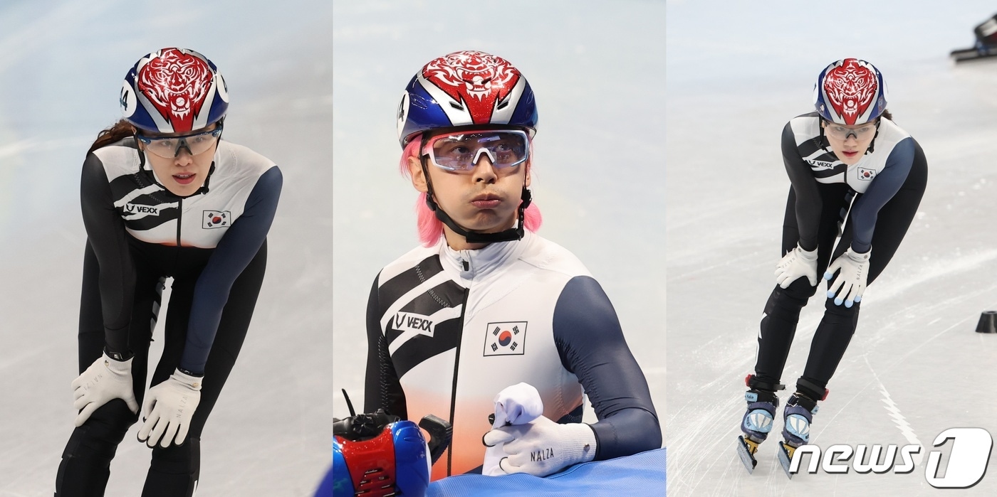 김아랑, 곽윤기, 이유빈 선수(왼쪽부터) ⓒ 뉴스1