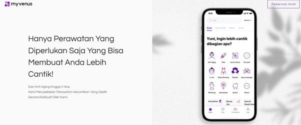 써밋츠의 미용의료 플랫폼 웹페이지ⓒ 뉴스1