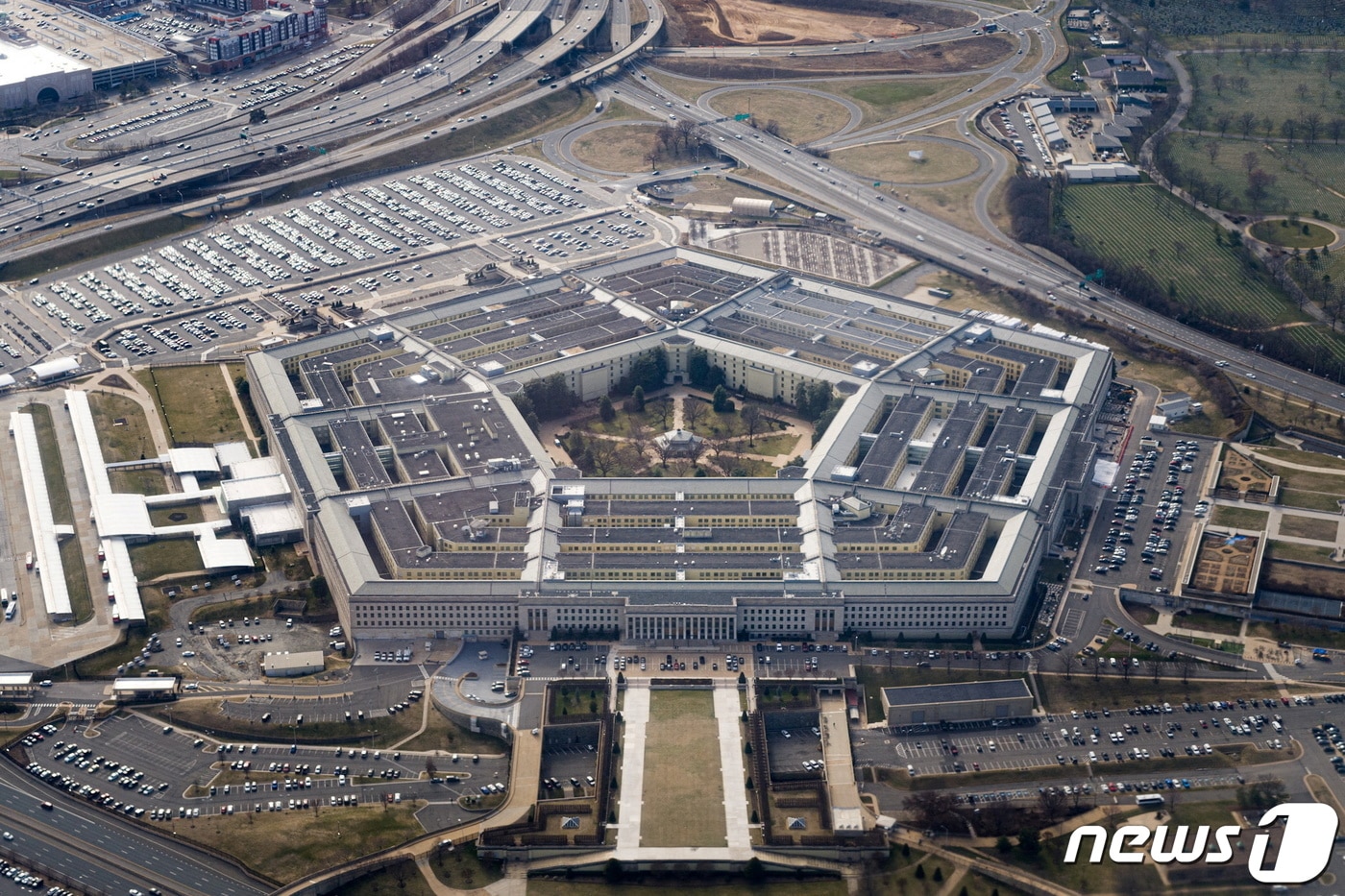 미국 국방부 펜타곤 전경. ⓒ 로이터=뉴스1 ⓒ News1 정윤영 기자