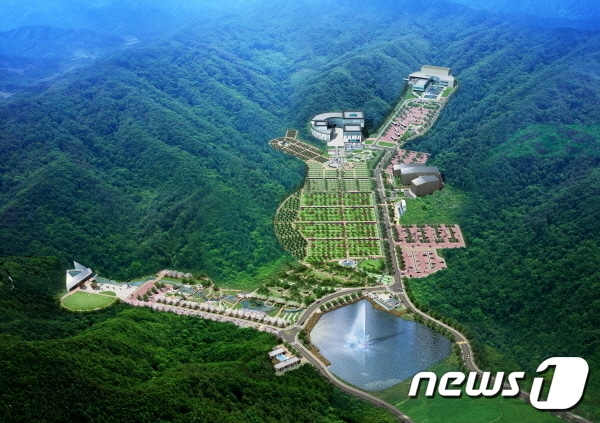 용인평온의숲 조감도.(뉴스1 DB)