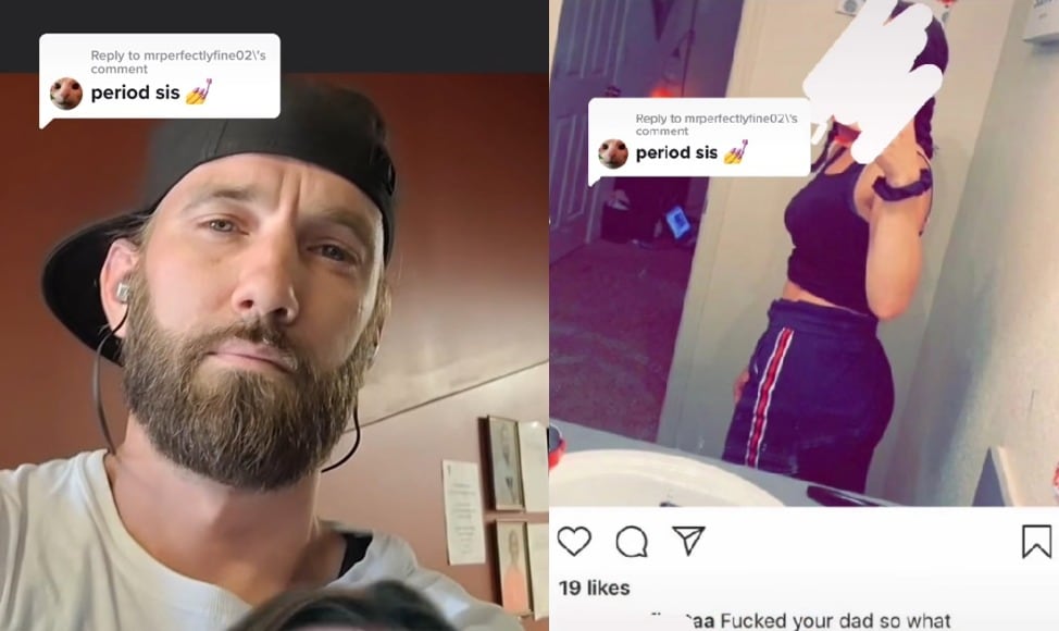 어텀 안케리치의 아빠(왼쪽)와 부적절한 관계를 맺은 친구. (틱톡 갈무리) ⓒ 뉴스1