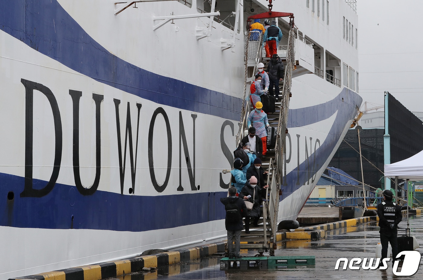 동해항을 모항으로 둔 한러 여객선 이스턴드림호.(뉴스1 DB)