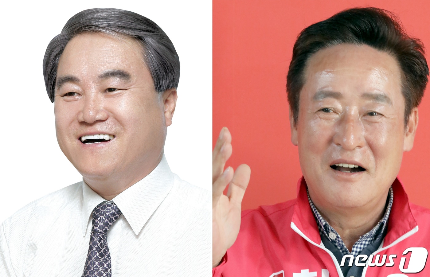 김하수(왼쪽) 박권현 청도군수 예비후보 ⓒ 뉴스1