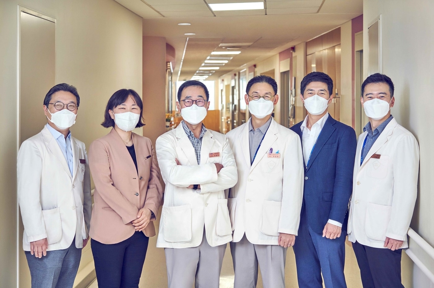 삼성서울병원 소아청소년센터 의료진 모습(시몬스 침대 제공) ⓒ 뉴스1