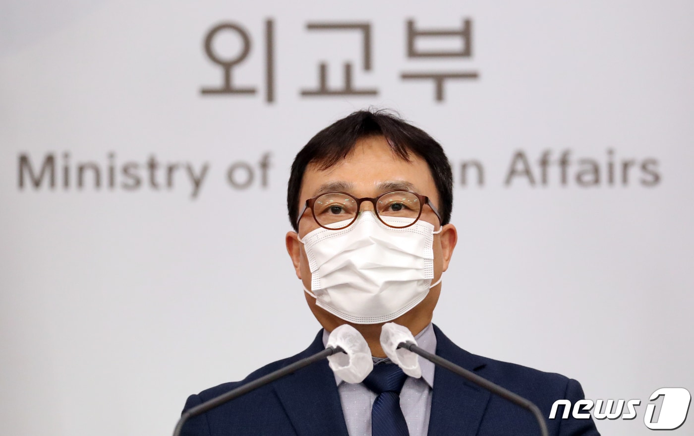 최영삼 외교부 대변인. 2022.4.5/뉴스1 ⓒ News1 김명섭 기자