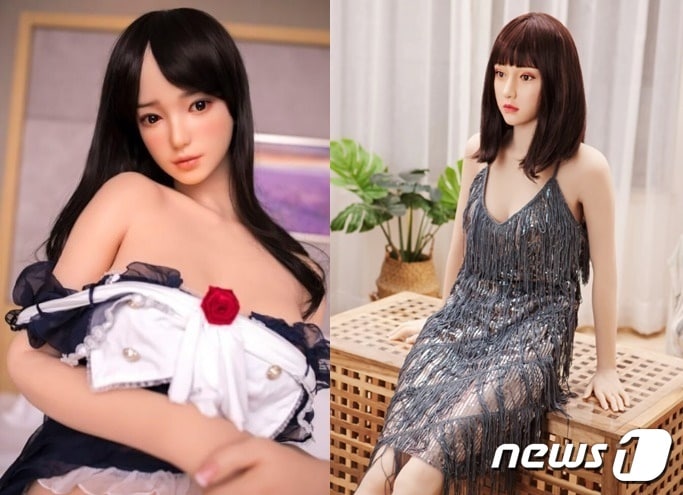 리얼돌 수입업체 A사가 김포공항세관장을 상대로 낸 수입통관보류처분 취소 소송에서 2심 승소한 158㎝(오른쪽)·161㎝ 리얼돌 제품 (A사 제공) ⓒ 뉴스1