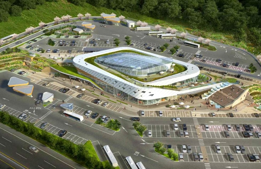 안산복합휴게소 조감도.(풀무원 제공)ⓒ 뉴스1