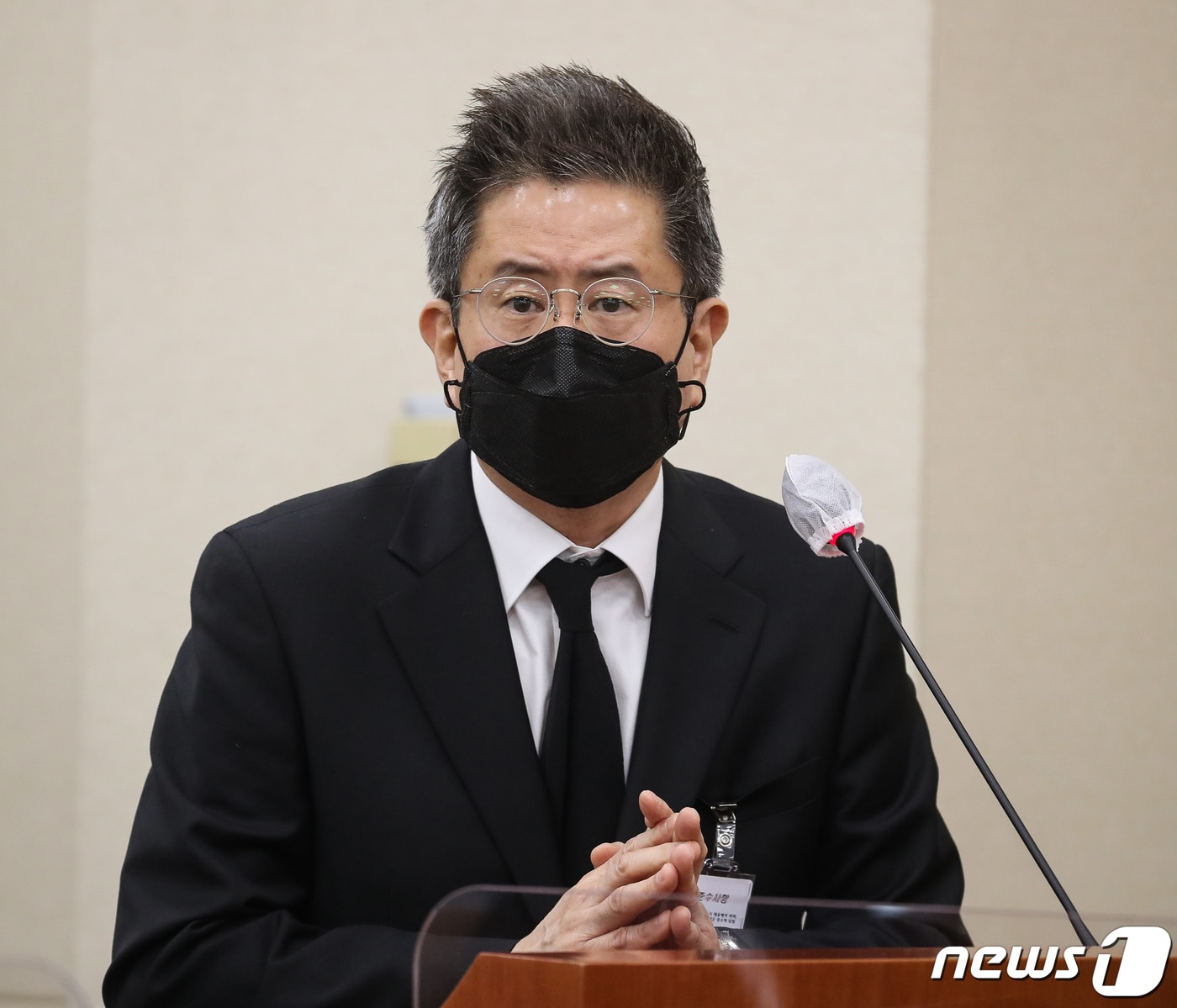 채동석 애경산업 대표(공동취재) 2022.5.2 ⓒ 뉴스1 유승관 기자