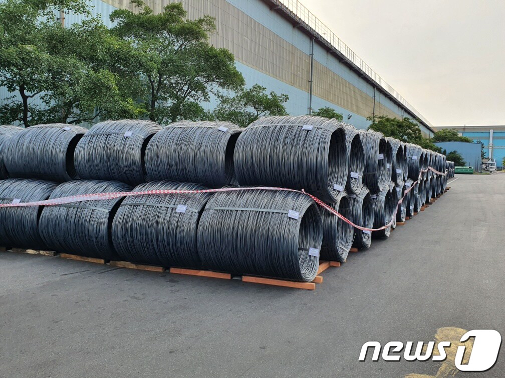 철강 제품. &#40;포항제철소제공/자료사진&#41;2022.6.12/뉴스1 ⓒ News1 최창호 기자
