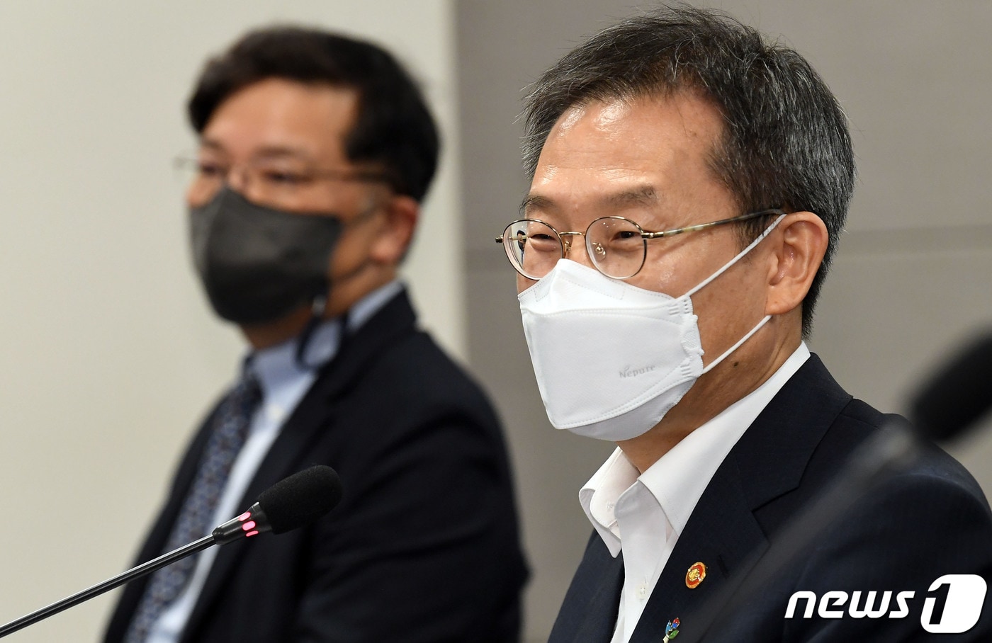 이종호 과학기술정보통신부 장관이 22일 서울 중구 대한상공회의소에서 열린 디지털 플랫폼 업계 간담회에서 모두발언을 하고 있다. (공동취재)2022.6.22/뉴스1 ⓒ News1 송원영 기자