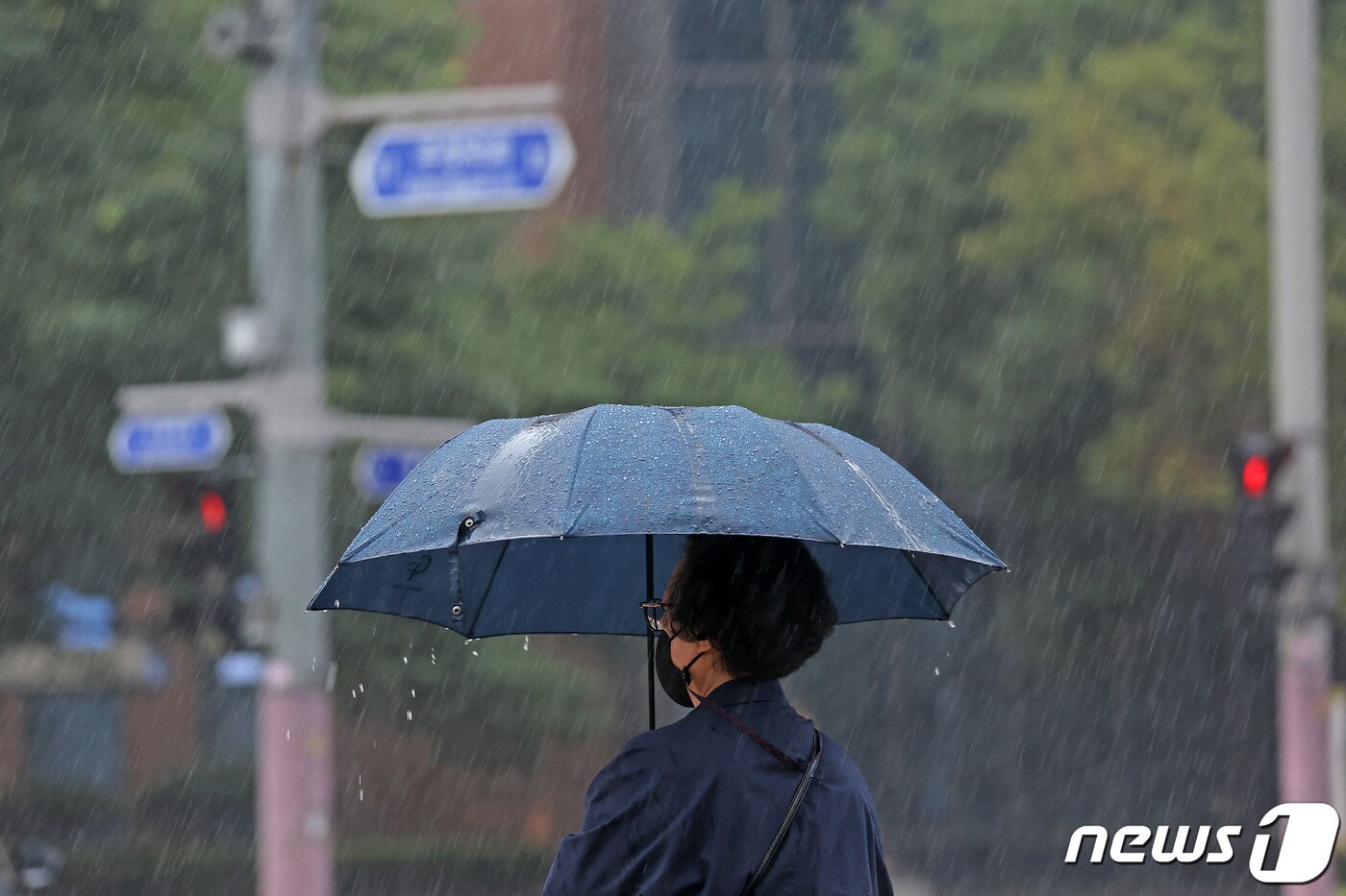 기사 이해를 돕기 위한 비 내리는 거리 자료 사진으로, 기사 내용과 직접 관련 없음. ⓒ News1 