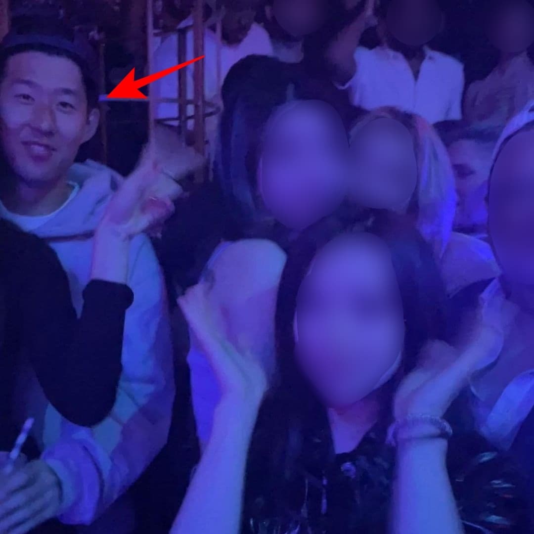 손흥민으로 추정되는 남성이 클럽에서 포착됐다. (인스타그램 갈무리) ⓒ 뉴스1