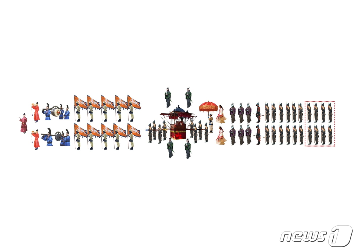 삼국통일의 기반을 다진 선덕여왕의 행차가 11일부터 재현된다.(경주시제공)2022.6.7/ⓒ 뉴스1