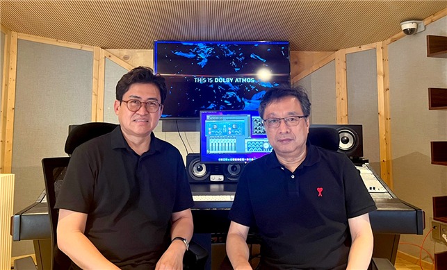 드림픽쳐스21 김일권 대표와 드림스토리뮤직의 임창덕 음향감독ⓒ 뉴스1
