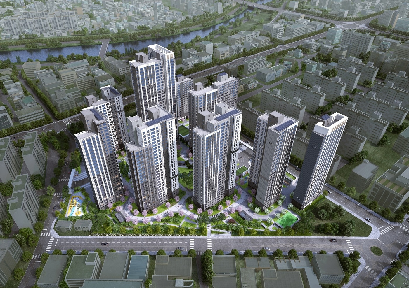 SK에코플랜트, 대전 중구 '중촌 SK뷰' 견본주택 오픈…본격 분양 - 뉴스1