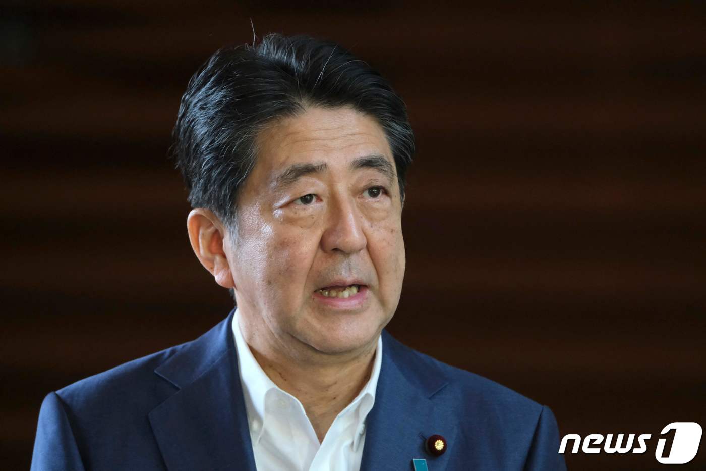 아베 신조 전 일본 총리 생전 모습ⓒ AFP=뉴스1 ⓒ News1 우동명 기자