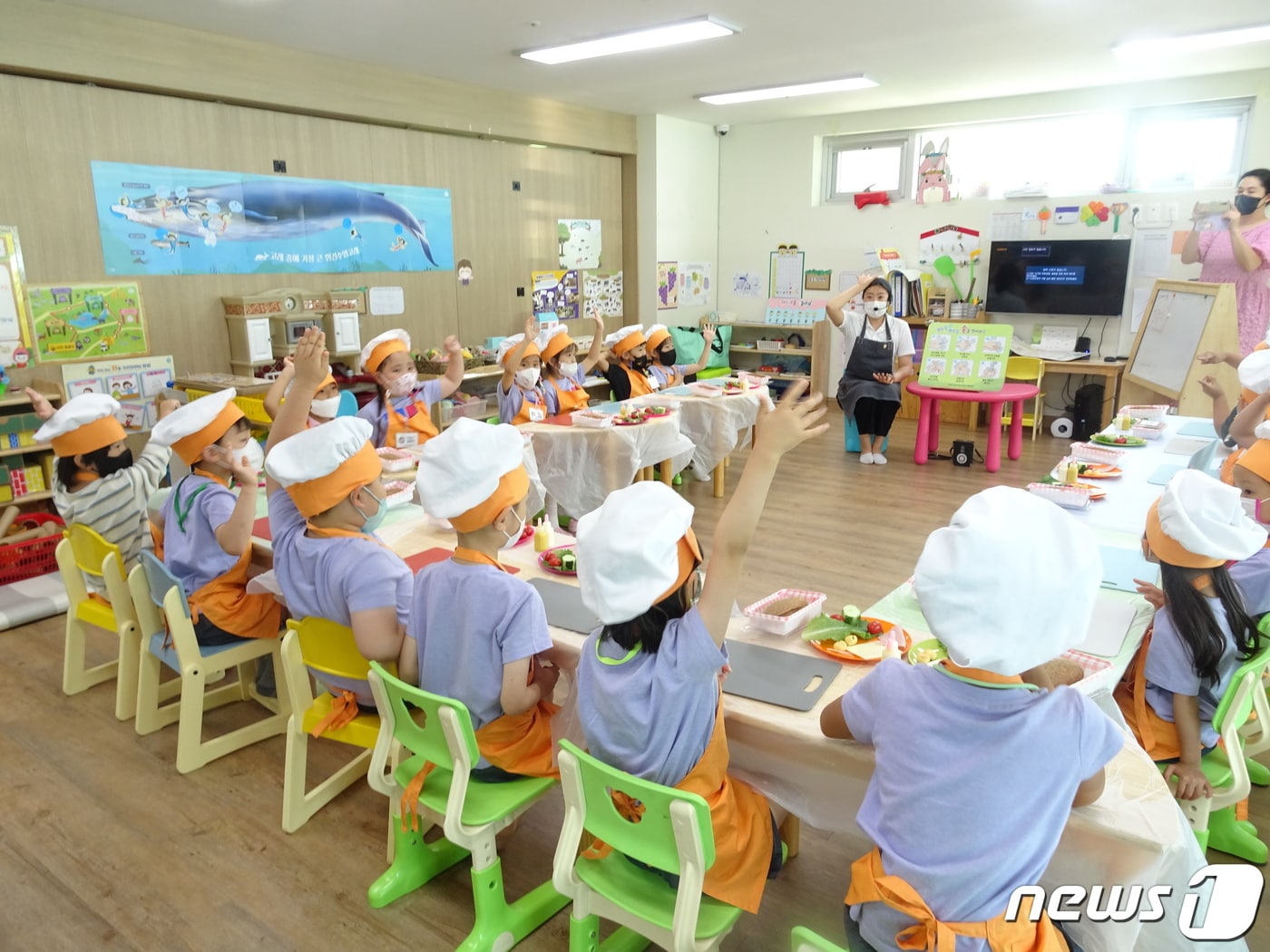 곡성군이 어린이 성장 발달 프로그램 &#39;나는야 튼튼 쑥쑥 어린이&#39;를 운영하고 있다.&#40;곡성군 제공&#41;2022.8.2/ⓒ 뉴스1