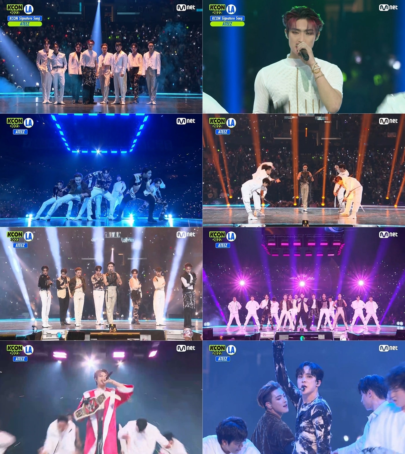 '케이콘 2022 LA'(KCON 2022 LA) 화면 캡처