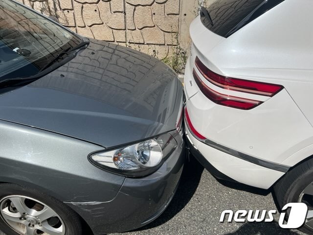 사고 현장.(부산경찰청 제공)