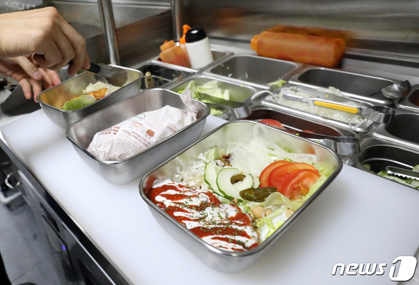 다회용기 사용하는 업체. (사진은 기사 내용과 무관함) / 뉴스1 ⓒ News1 박세연 기자