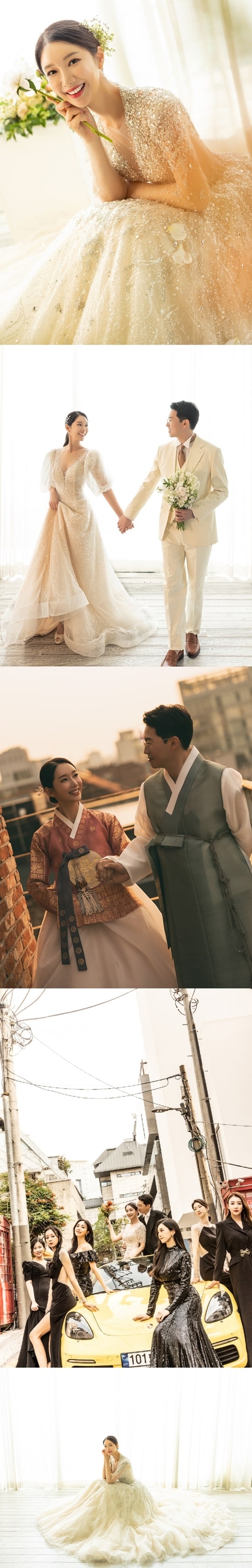 방송인 정예지 웨딩화보 / 해피메리드컴퍼니 제공