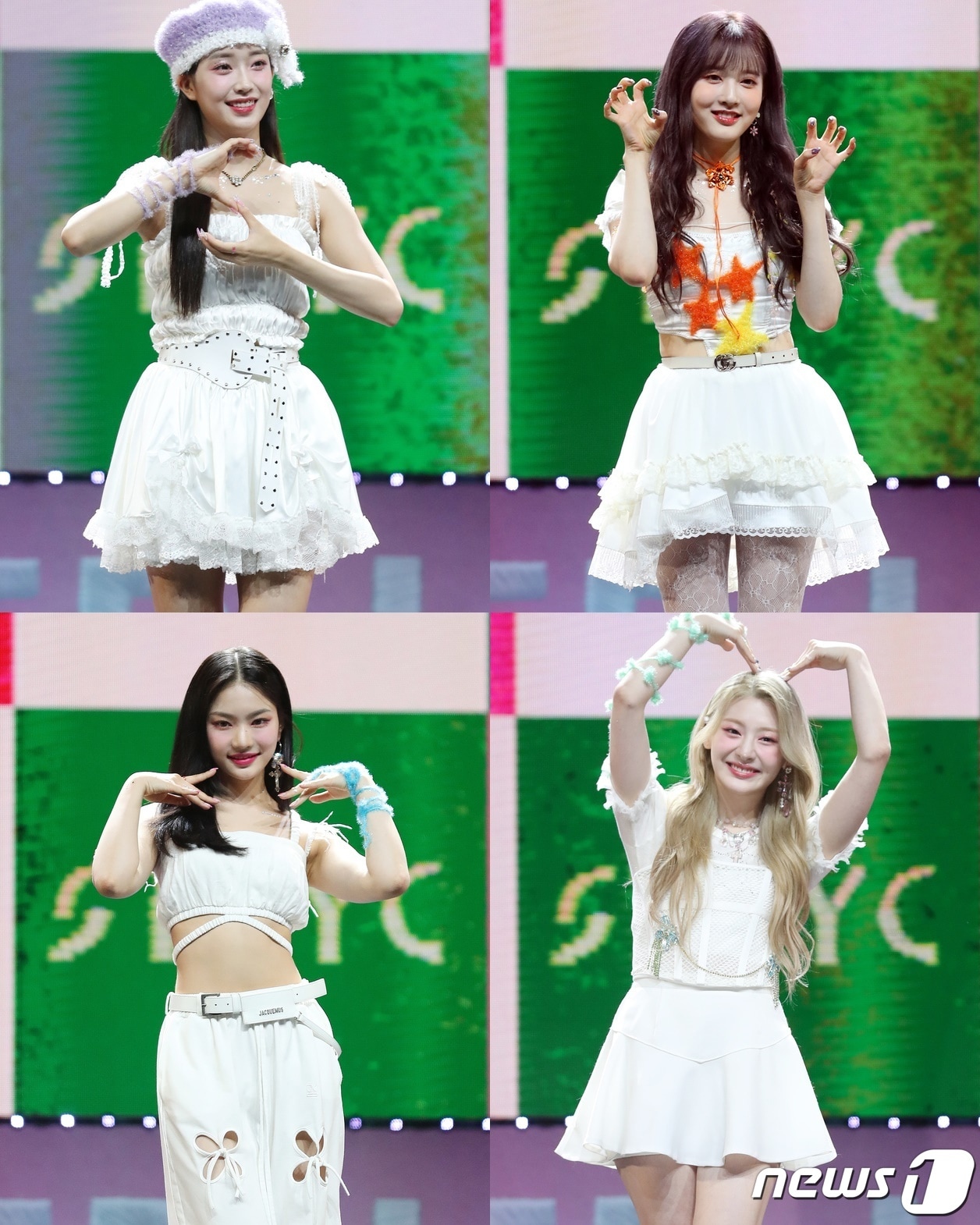 (왼쪽 위부터 시계방향으로) 수민, 시은, 세은, 아이사 ⓒ 뉴스1