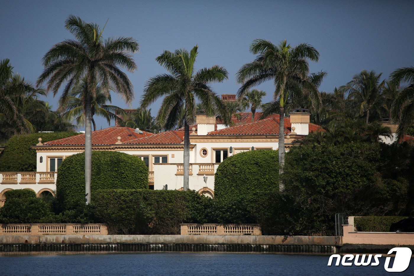 도널드 트럼프 미국 대통령이 플로리다 팜비치에 소유한 마러라고 별장. ⓒ 로이터=뉴스1
