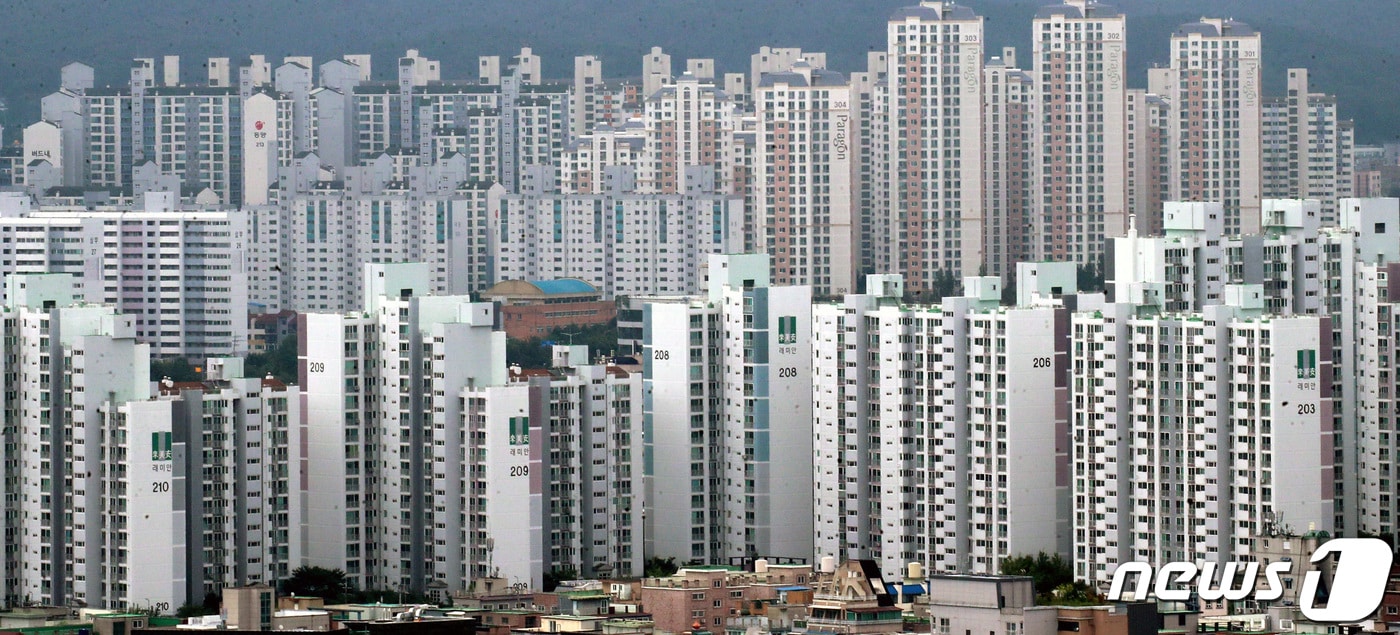 대전지역 아파트 모습. 2022.9.1 ⓒ 뉴스1 김기태 기자