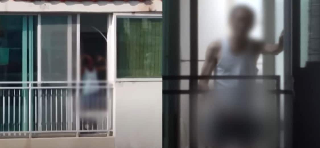 매일같이 발코니에서 음란행위를 하며 맞은편 주민을 괴롭혀온 60대 남성. (SBS '궁금한 이야기 Y')