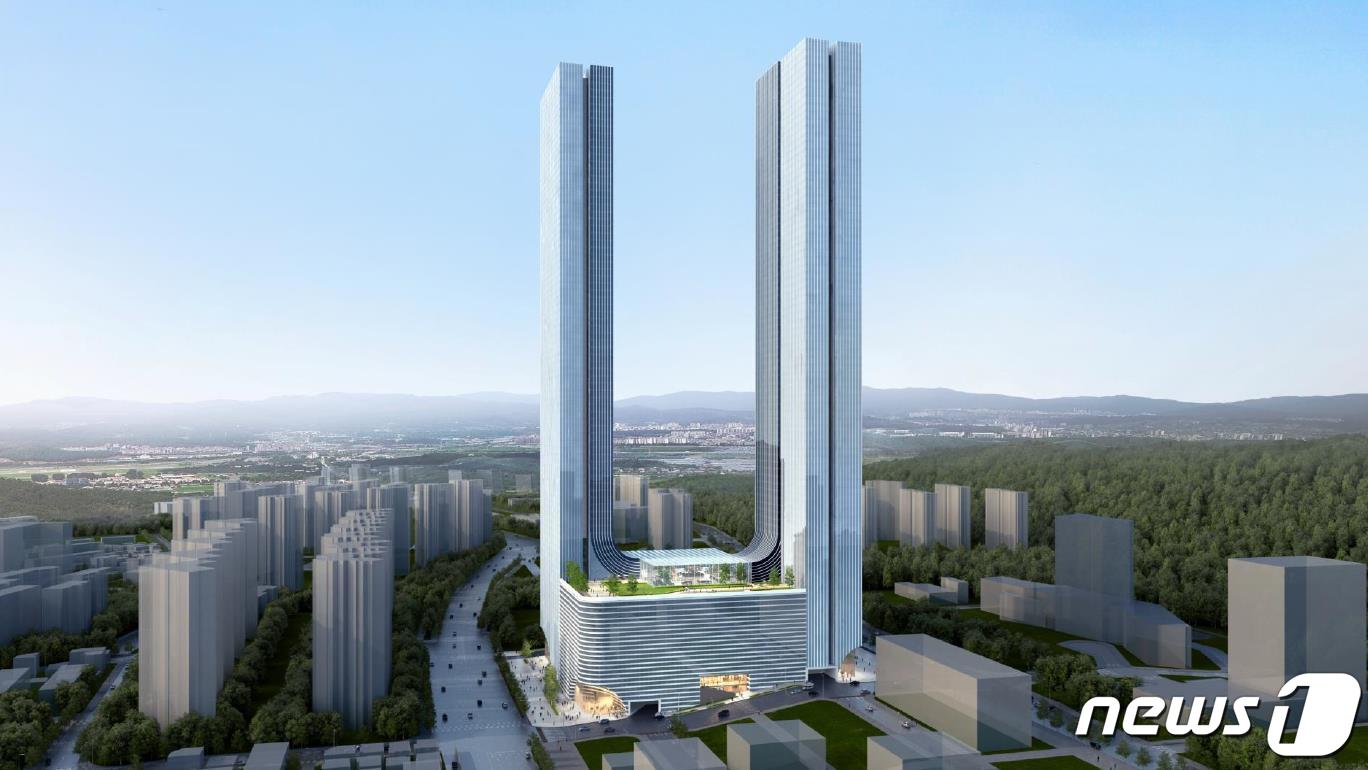 신세계가 울산혁신도시에 건립하는 83층 복합시설 조감도. (울산 중구 제공)