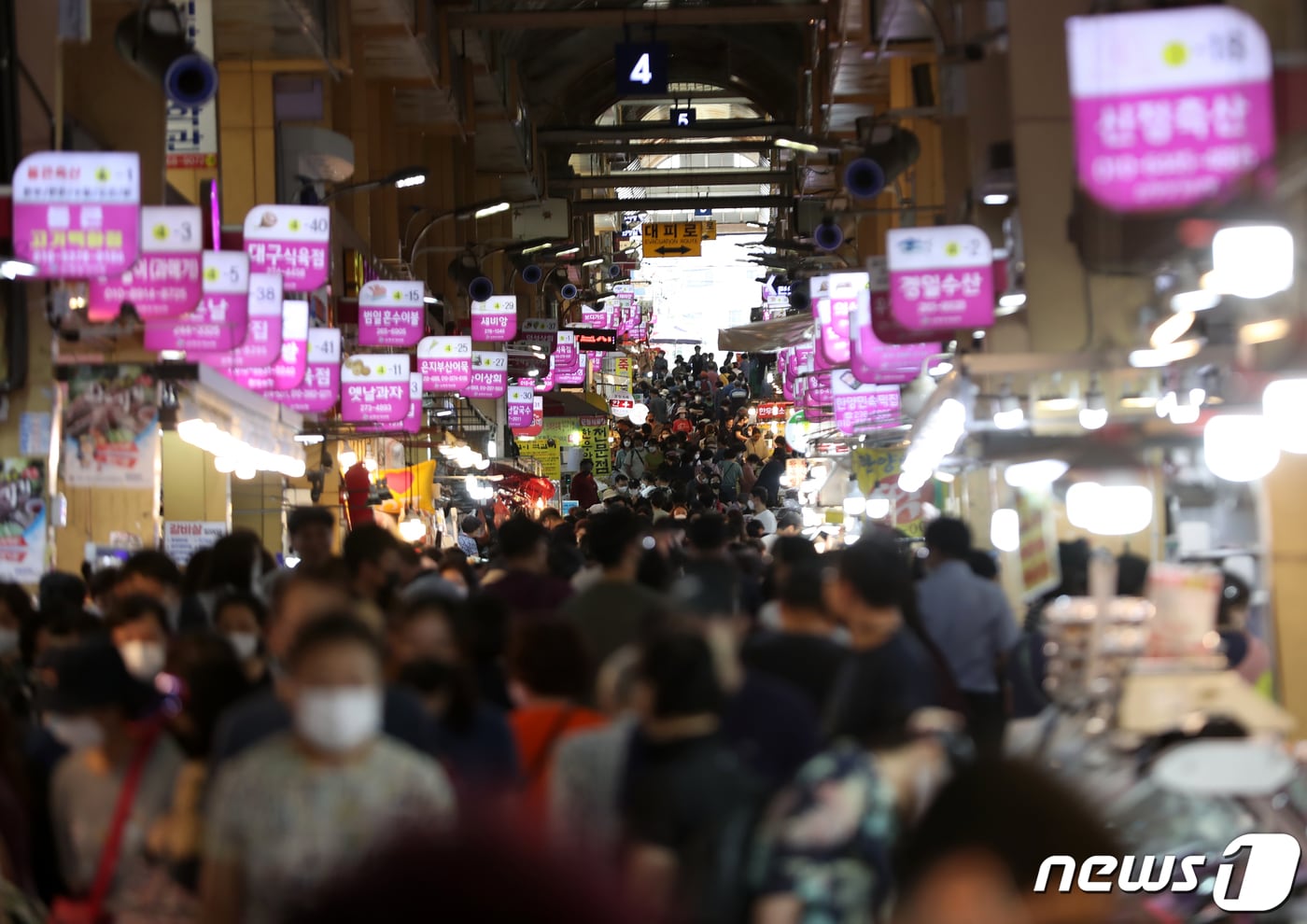 울산 남구 신정시장. 2022.9.7 ⓒ 뉴스1