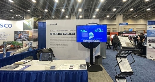 TRB Annual Meeting에서의 스튜디오갈릴레이 기업부스