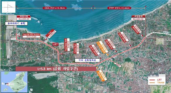  '인도네시아 발리 경전철(LRT) 사업' (국가철도공단 제공)/뉴스1 