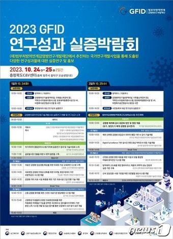 2023 GFID 연구성과 실증박람회 포스터&#40;보건복지부 제공&#41;