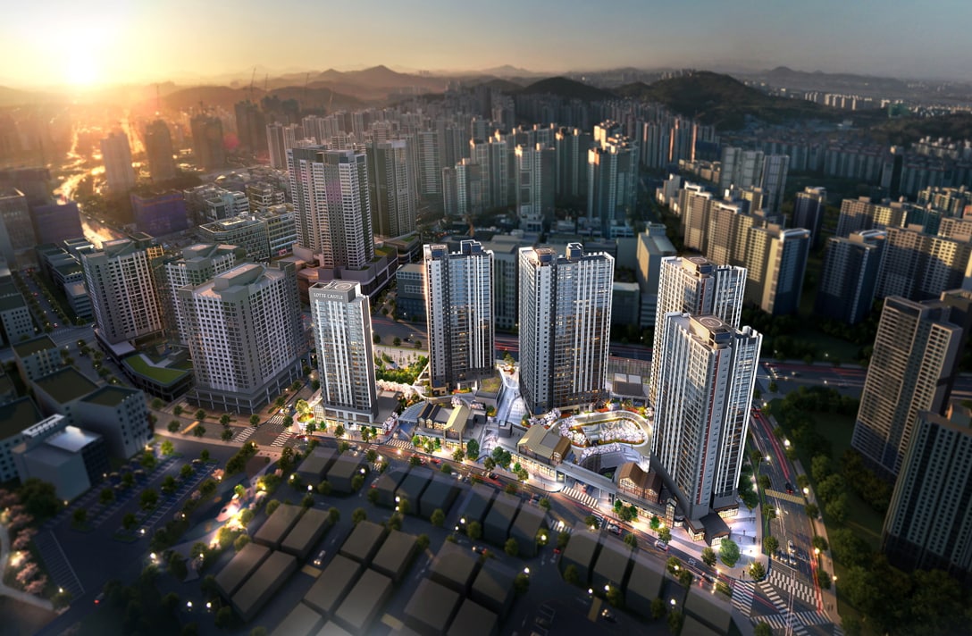 검단신도시 롯데캐슬 넥스티엘 조감도. /롯데건설 제공