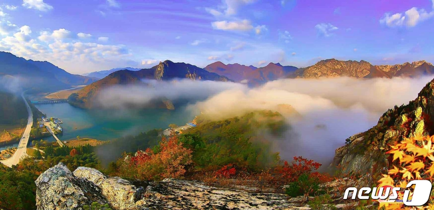 (평양 노동신문=뉴스1) = 북한 노동당 기관지 노동신문이 8일 황해북도 신평금강을 소개했다. [국내에서만 사용가능. 재배포 금지. DB 금지. For Use Only in the Republic of Korea. Redistribution Prohibited] rodongphoto@news1.kr