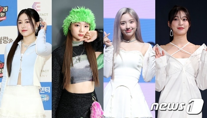 수능에 응시하는 아이돌 로켓펀치 다현(왼쪽부터), 라임라잇 가은, 케플러 강예서, 위클리 조아 / 뉴스1 DB