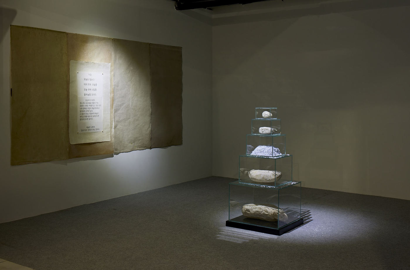 김용남 작가 작품-오늘도 쌓는다. 사진제공 = 코트 갤러리