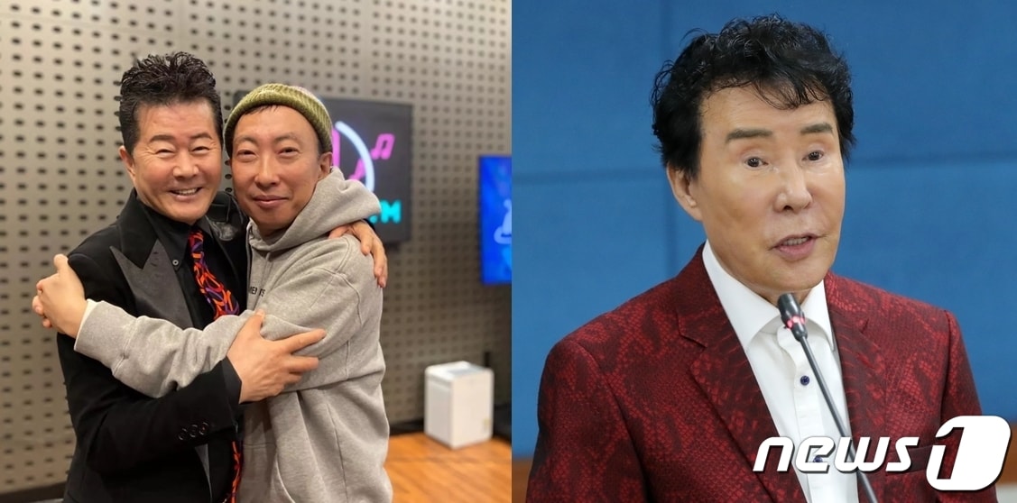 왼쪽부터 태진아, 박명수, 송대관. (태진아 인스타그램 갈무리, ⓒ News1 DB)