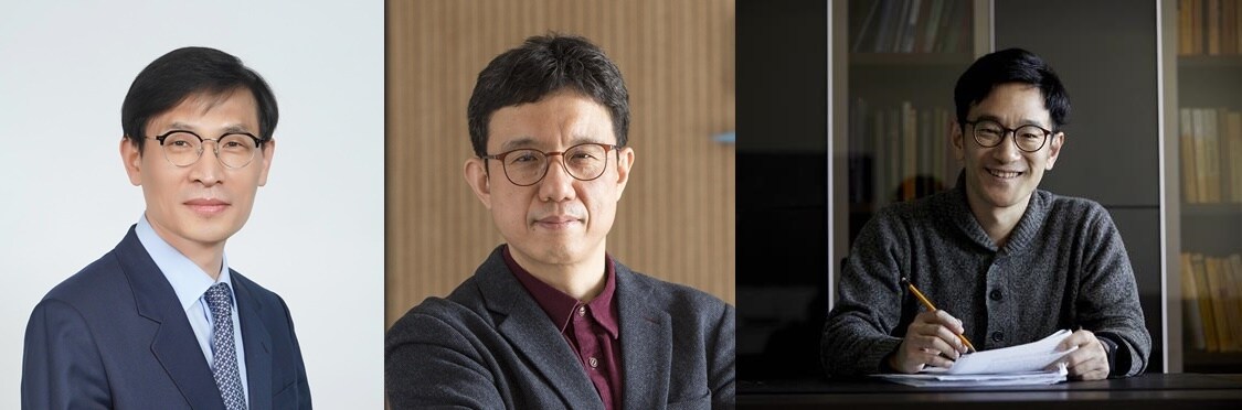왼쪽부터 김종암 서울대 교수, 예종철 한국과학기술원 김재철AI대학원 교수, 김상현 고등과학원 교수(과학기술정보통신부 제공)