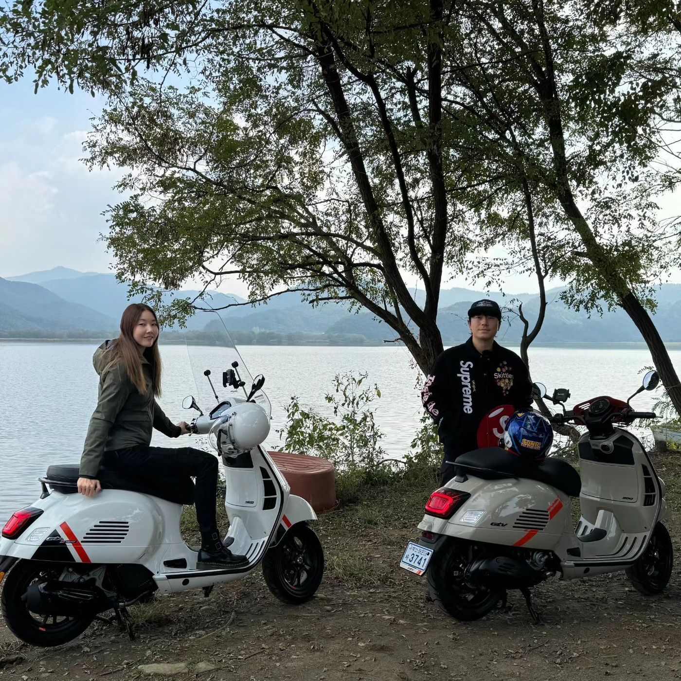 한혜진과 이시언(한혜진 SNS)