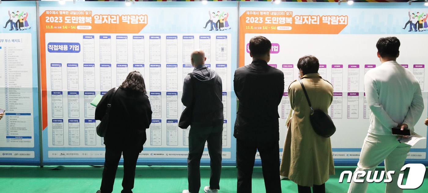 제주 일자리 박람회(자료사진)/뉴스1