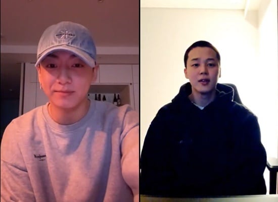 정국 지민/위버스 갈무리